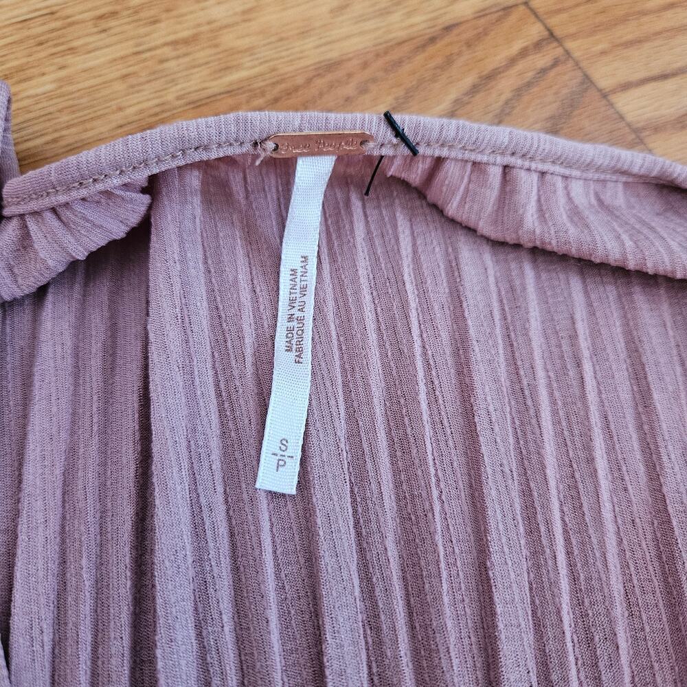 Free People Cant Help It Mini Dress Pink Clay Color Small S New - Picture 3 of 6